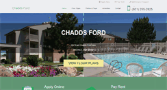 Desktop Screenshot of chaddsfordapts.com